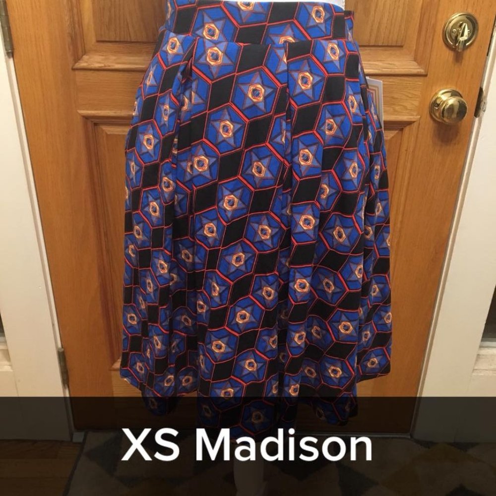 Lularoe Madison Skirt Stars